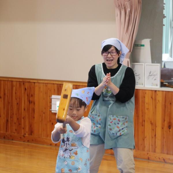 幼セ・もちつき会①