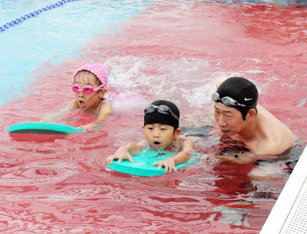 ちびっこ水泳教室写真