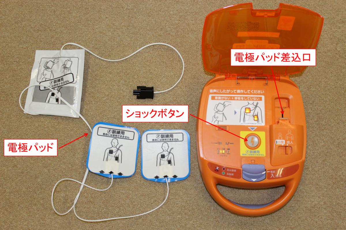 ＡＥＤの到着と準備